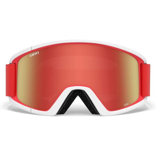  Giro Ella Womens Snow Goggles Rose Gold Shimmer - Vivid OnyxVivid Infrared