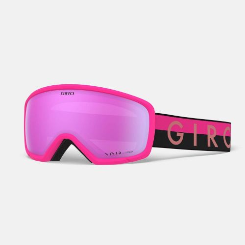  Giro Ella Womens Snow Goggles Rose Gold Shimmer - Vivid OnyxVivid Infrared