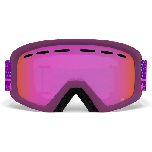  Giro Ella Womens Snow Goggles Rose Gold Shimmer - Vivid OnyxVivid Infrared