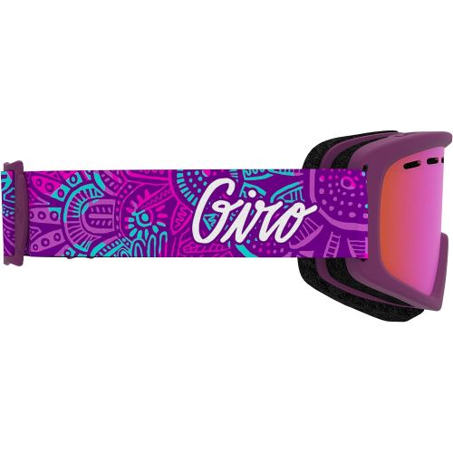  Giro Ella Womens Snow Goggles Rose Gold Shimmer - Vivid OnyxVivid Infrared