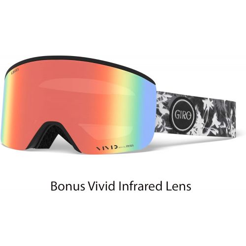  Giro Ella Womens Snow Goggles Rose Gold Shimmer - Vivid OnyxVivid Infrared