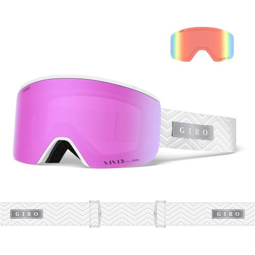  Giro Ella Womens Snow Goggles Rose Gold Shimmer - Vivid OnyxVivid Infrared