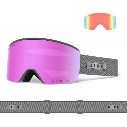  Giro Ella Womens Snow Goggles Rose Gold Shimmer - Vivid OnyxVivid Infrared