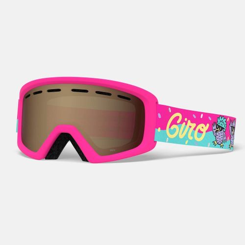  Giro Ella Womens Snow Goggles Rose Gold Shimmer - Vivid OnyxVivid Infrared