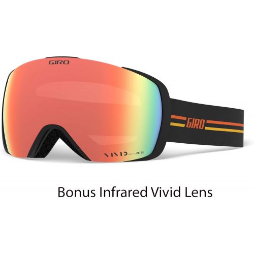  Giro Contact Snow Goggles with Vivid Lens Technology and Snapshot Magnetic Quick Change Lens System