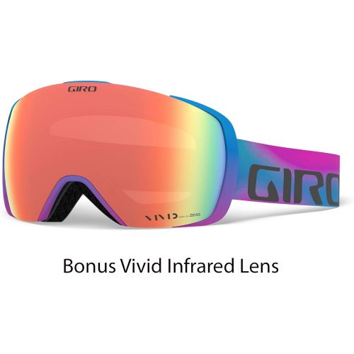  Giro Contact Snow Goggles with Vivid Lens Technology and Snapshot Magnetic Quick Change Lens System