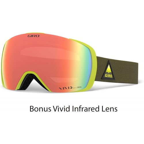  Giro Contact Snow Goggles with Vivid Lens Technology and Snapshot Magnetic Quick Change Lens System