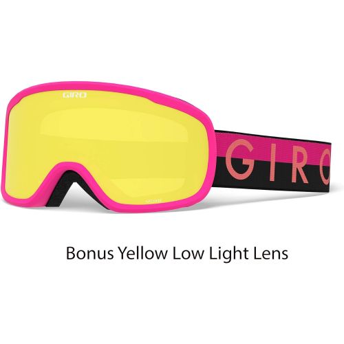  Giro Contact Snow Goggles with Vivid Lens Technology and Snapshot Magnetic Quick Change Lens System