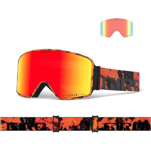  Giro Contact Snow Goggles with Vivid Lens Technology and Snapshot Magnetic Quick Change Lens System