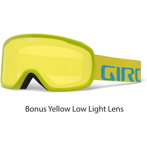  Giro Contact Snow Goggles with Vivid Lens Technology and Snapshot Magnetic Quick Change Lens System