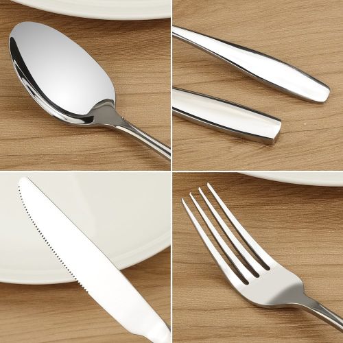  Gitany 24-teilig Edelstahl-Besteck Set, Besteck Fuer 6 Personen