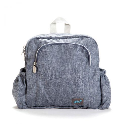  Gittabags Gitta Mini Ideal Kids School Bag Child Infant Preschool Backpack, Blue Denim