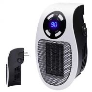 GiveBest Programmable Space Heater with LED Display Wall Outlet Electric Heater with Adjustable Thermostat and Timer for Home Office Indoor Use 350 Watt ETL Listed