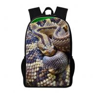 GiveMeBag GIVE ME BAG Generic Snake Backpack for Children Cool Bagpack for Boys Day Packs