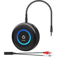 [아마존베스트]Giveet Bluetooth V5.0 Transmitter and Receiver with Low Latency, Wireless Bluetooth Audio Streaming Adapter for TV, PS4, Xbox, PC, Headphones, Home Sound Car Stereo Speaker with 3.