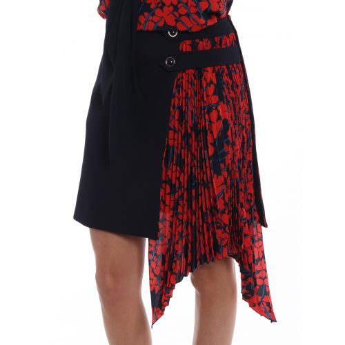 지방시 Givenchy Wool mini skirt with silk gusset