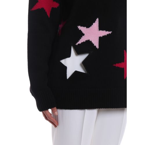 지방시 Givenchy Star intarsia wool oversize sweater