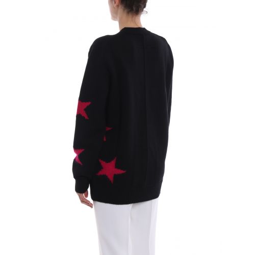 지방시 Givenchy Star intarsia wool oversize sweater