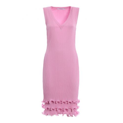 지방시 Givenchy Pink viscose pleated dress