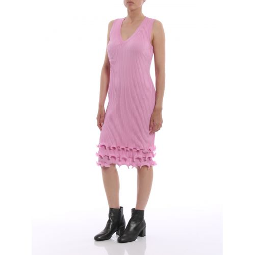 지방시 Givenchy Pink viscose pleated dress