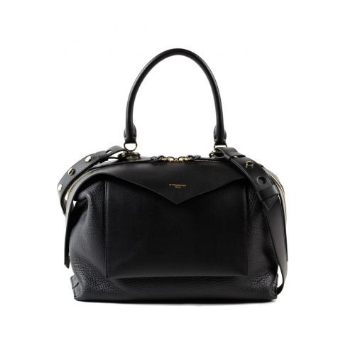 지방시 Givenchy Sway black leather medium bag