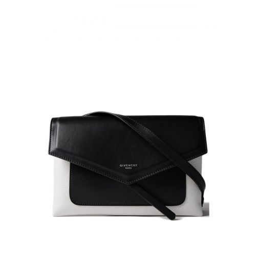 지방시 Givenchy Duetto black and white leather bag