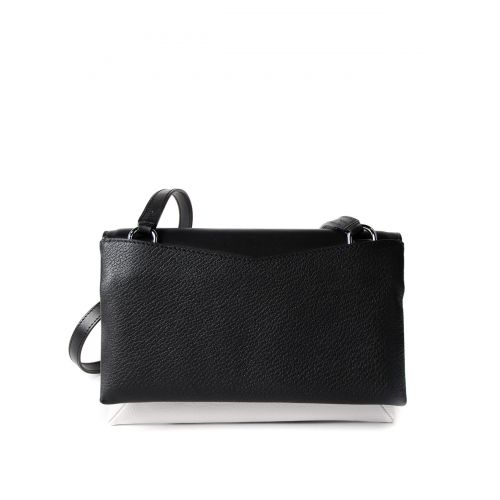지방시 Givenchy Duetto black and white leather bag