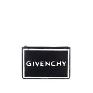 Givenchy Brushstroke-effect leather clutch