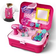 [아마존 핫딜]  [아마존핫딜]Gizmovine Kids Makeup Set Pretend Kids Makeup kit for Little Girls Princess Toys for Toddlers Kids Girl 2 3 4 5 6 Year Old