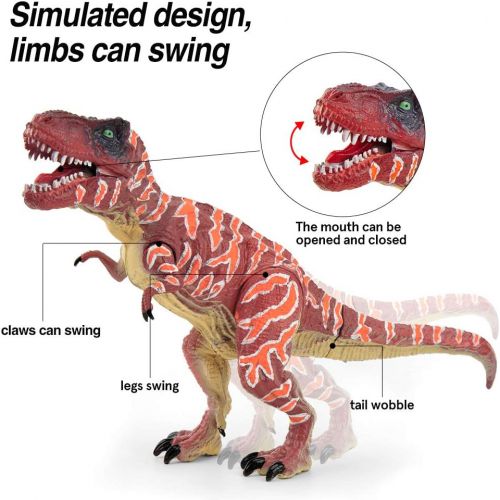  [아마존 핫딜] Gizmovine 20 Piece Dinosaur Toys for 3 Year Olds & Up, 5” to 9” Movable Dinosaurs Toy for Kids Educational Realistic Dinosaur Figures Including T-Rex, Triceratops, Velociraptor