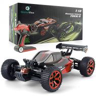 Gizmovine RC Car Toys, 1/18 Scale Remote Control Electric Racing Sand Buggy 4WD High Speed Vehicle for Kids & Adult (Red)
