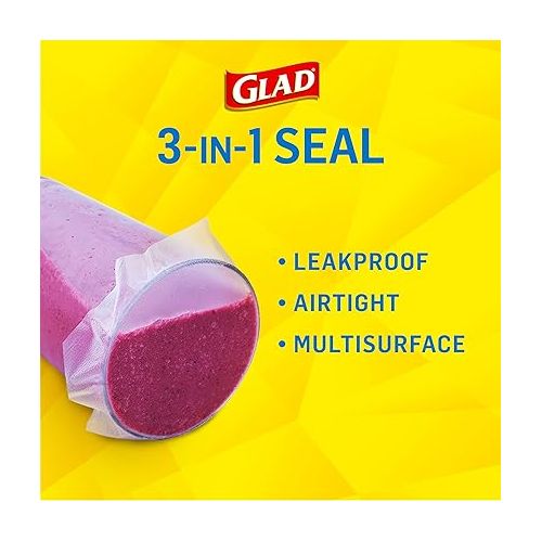  Glad Press'n Seal Plastic Food Wrap - 70 Square Foot Roll