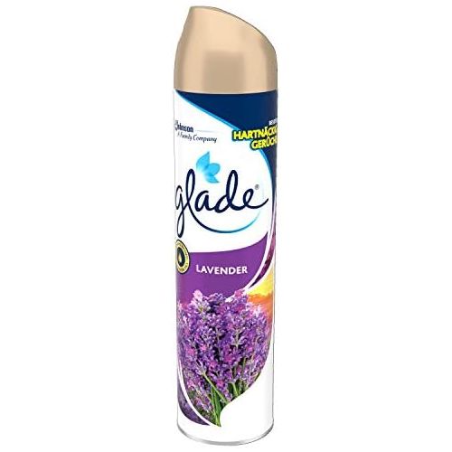  GLADE Glade (Brise) Duftspray fuer langanhaltende Frische in allen Raumen, Lufterfrischer Spray, Lavendel Duft, 1er Pack (1 x 300 ml)