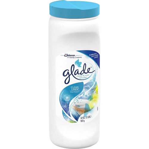  Glade Carpet & Room Refresher, Clean Linen, 32 Ounce (Pack of 6)