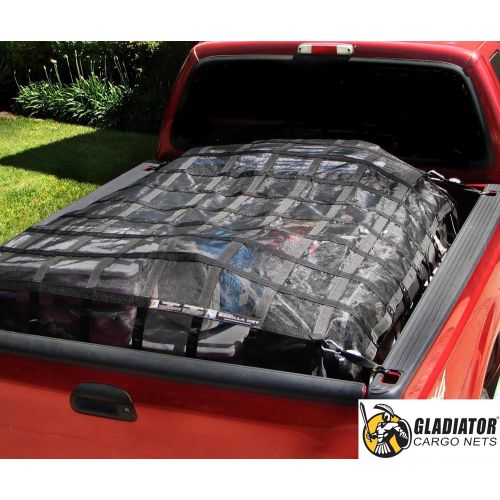  Gladiator Cargo Gear Gladiator Cargo Net - Heavy Duty Truck Cargo Net - Medium (MGN-100) 6.75 x 8 ft.