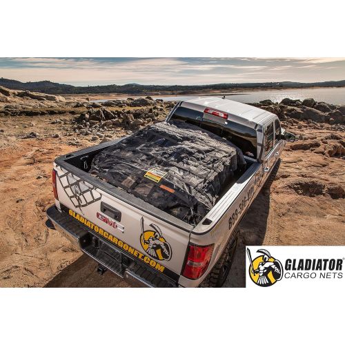  Gladiator Cargo Gear Gladiator Cargo Net - Heavy Duty Truck Cargo Net - Medium (MGN-100) 6.75 x 8 ft.