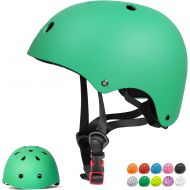 Glaf Skateboard Helmet for Adults Bike Helmet Men Women Scooter Helmets Youth Skate Helmet Adjustable Lightweight Mountain Bike Helmet for Multi-Sports Roller Skate Inline Skating
