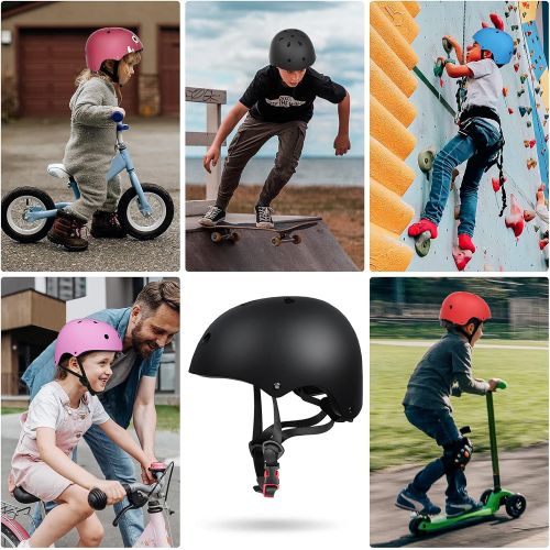  Glaf Kids Bike Helmet Toddler Helmet Ages 2-8 Years Old Boys Girls Multi-Sport Helmet Childrens Helmets Adjustable Skateboard Cycling Helmet Lightweight 3 Sizes for Toddler to Yout