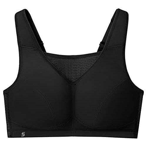  Glamorise Womens Elite Performance Full Figure Wirefree Camisole Plus Size Back Close Sports Bra #1067