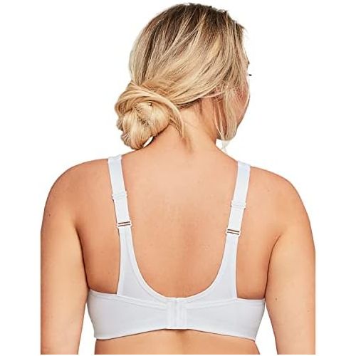  Glamorise Womens Full Figure No Bounce Plus Size Camisole Wirefree Back Close Sports Bra #1066