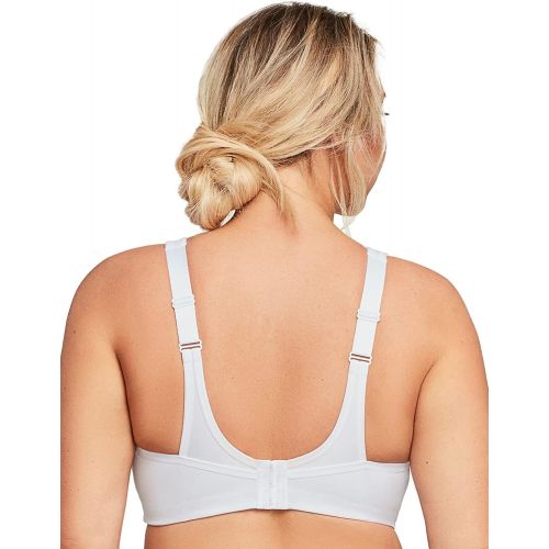  Glamorise Womens Full Figure No Bounce Plus Size Camisole Wirefree Back Close Sports Bra #1066