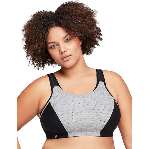  Glamorise Womens Double-Layer Custom-Control Sport Bra