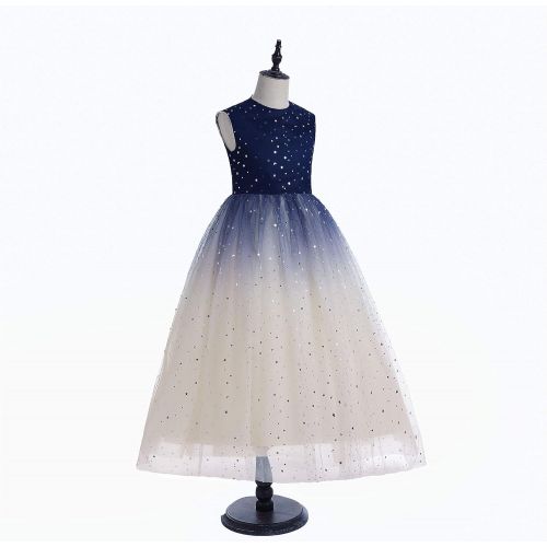  할로윈 용품Glamulice Lace Girls Wedding Dress Embroidered Flower Princess Sparkle Tulle Birthday Party Dresses 2-16Y