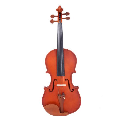  Zimtown 44 Matt Wood Color Violin + Case + Bow + Rosin + Shoulder Rest + String + Tuner Full Size