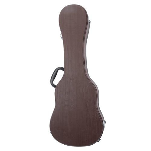  Glarry 26 Tenor Ukulele Hard Case Leather Deep Brown