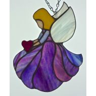 GlassArtByCynthia From The Heart Angel Stained Glass