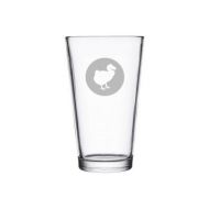 GlassCannons Dodo Bird Pint Glass, Extinct Animals, Dodo Bird Gift, Flightless Birds, Dodo bird present, biologist gift, evolution gift, silly dodo birds