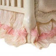 Glenna Jean Crib Skirt Victoria Dust Ruffle for Baby Nursery Crib