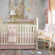 Crib Bedding Set Remember My Love by Glenna Jean | Baby Girl Nursery + Hand Crafted with Premium Quality Fabrics | Includes Quilt, Sheet & Bed Skirt with Pink & Ivory Accents