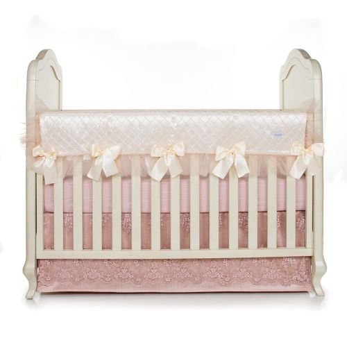 Glenna Jean Crib Skirt Remember My Love Dust Ruffle for Baby Nursery Crib